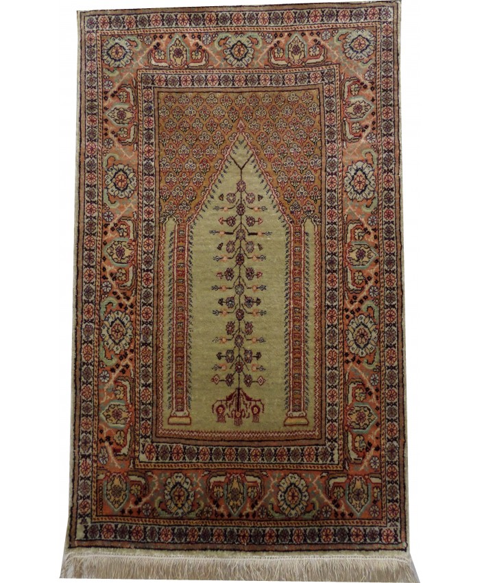 Handmade Turkish Kayseri Original Silk Carpet  – FREE SHIPPING..!